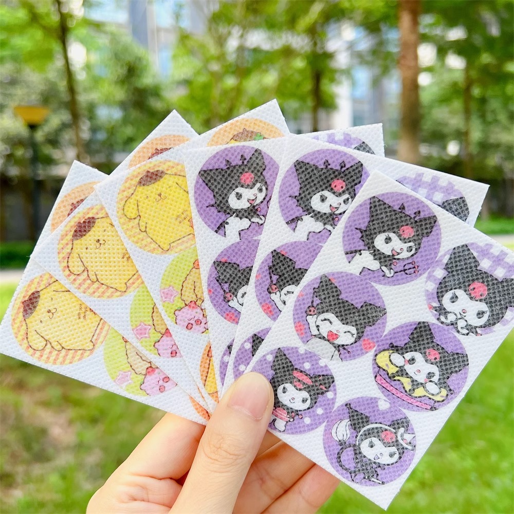 Summer New Cool Kidsren's Baby Outdoor Plant Essential Oil Portable Fragrance Patch Cartoon Essential Oil Patch Small Pudding