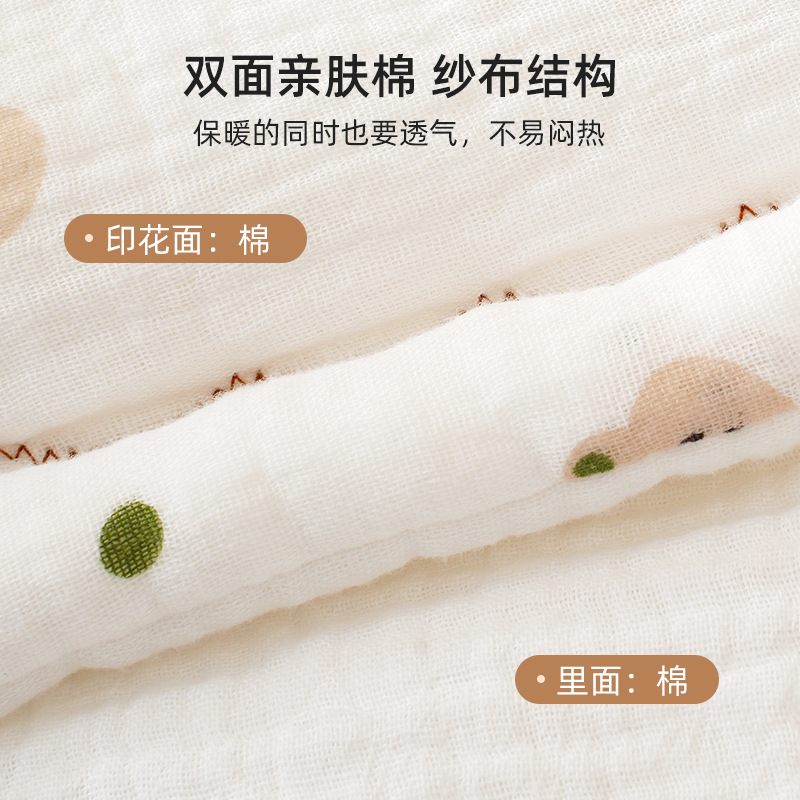 Newborn Baby Blanket Autumn and Winter Thickeneded Pure Cotton Sleep-Free Swaddle Windproof Outing Newborn Baby Delivery Room Blanket