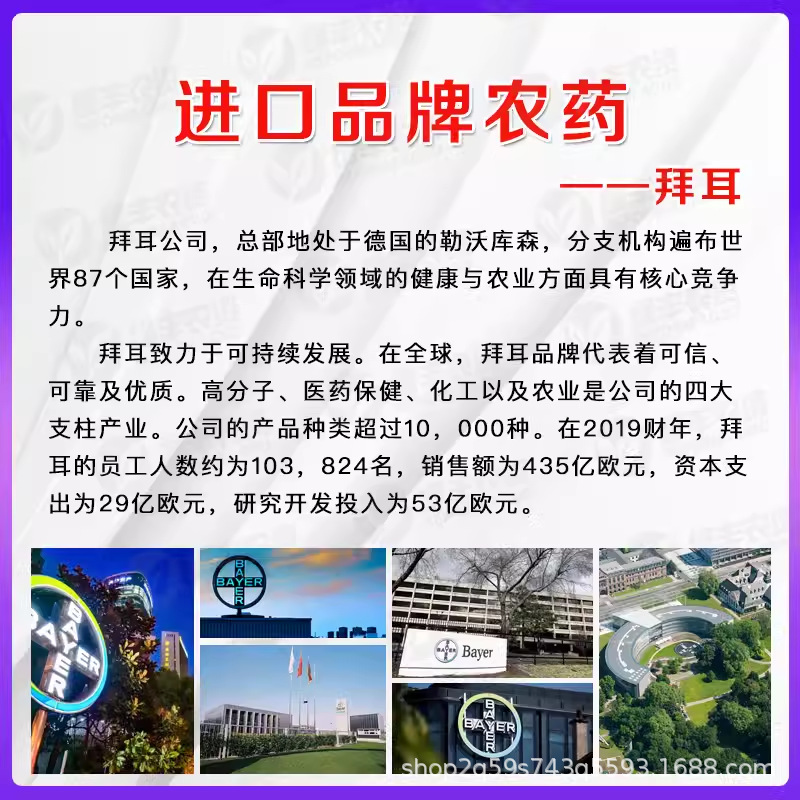 Bayer Shijiale 40% Pyrimethanamine Ammonium, Special Pesticide for Rose, Grape and Strawberry Gray Mold Disease, Pesticide Sterilization