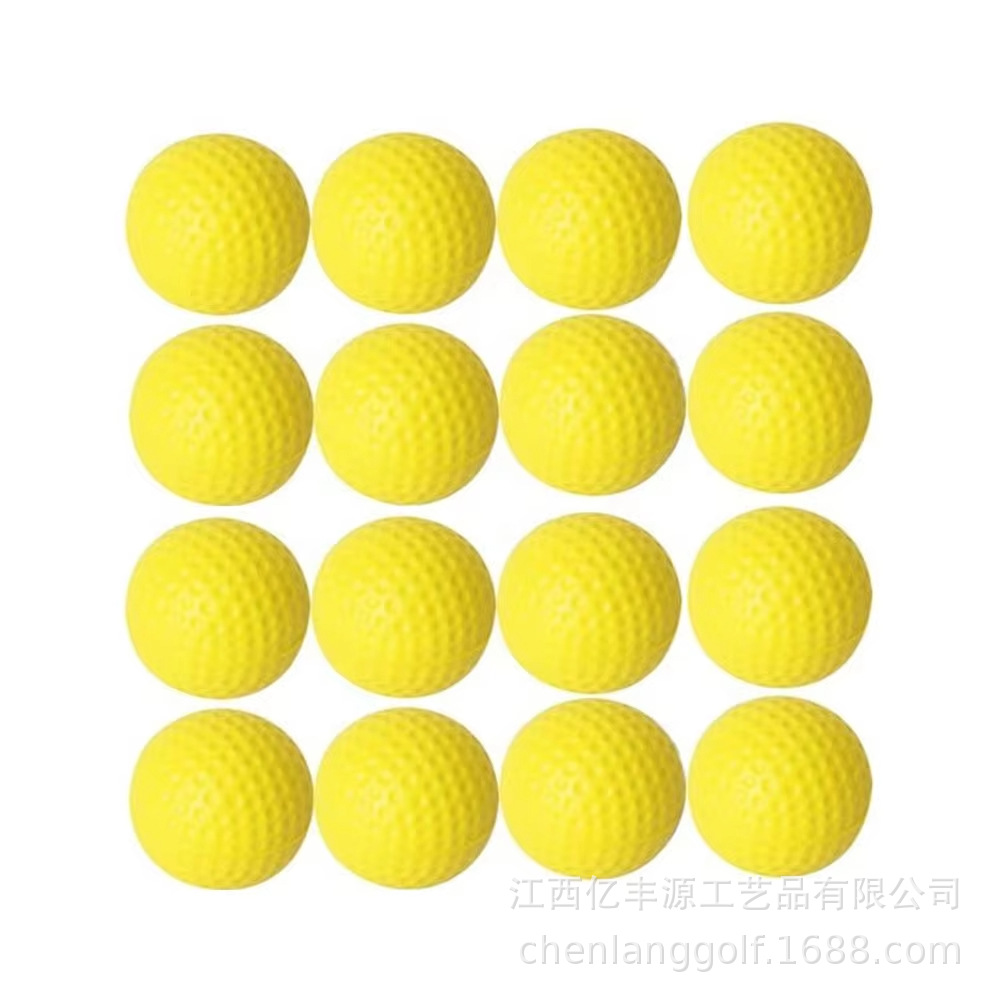 Golf Sponge Ball Teaching Indoor Practice Pu Elastic Practice Ball Kidsren's Toys Multi-Color Soft Ball Pet Ball