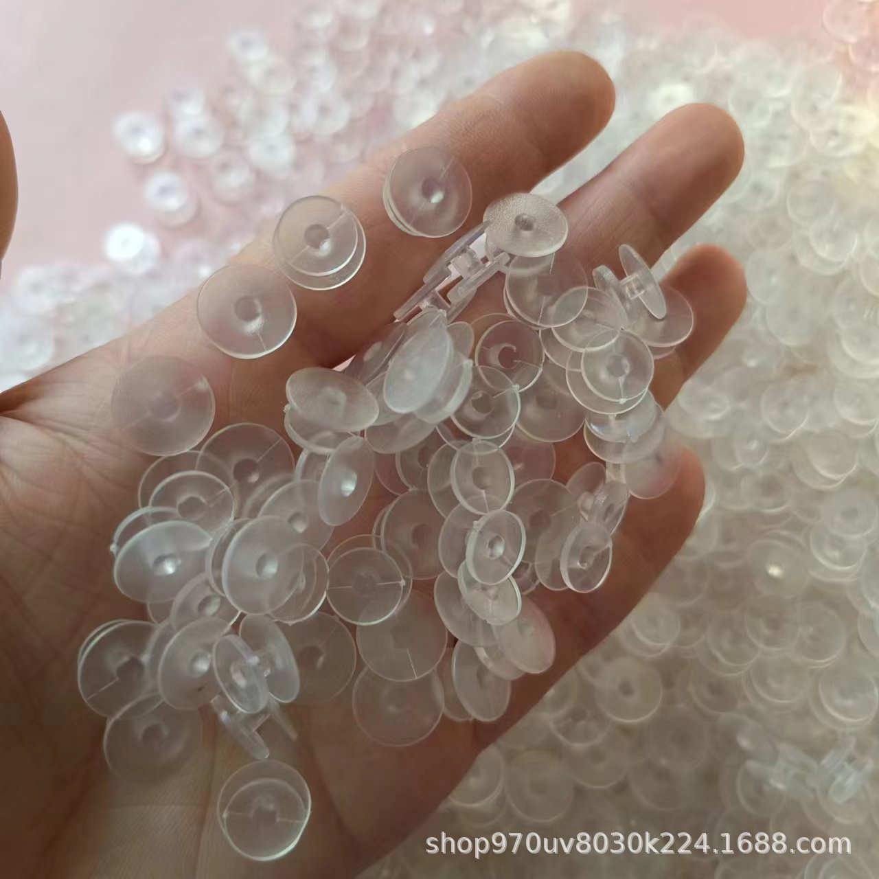 Пряжка для обуви из ПВХ, прозрачная I-образная пряжка