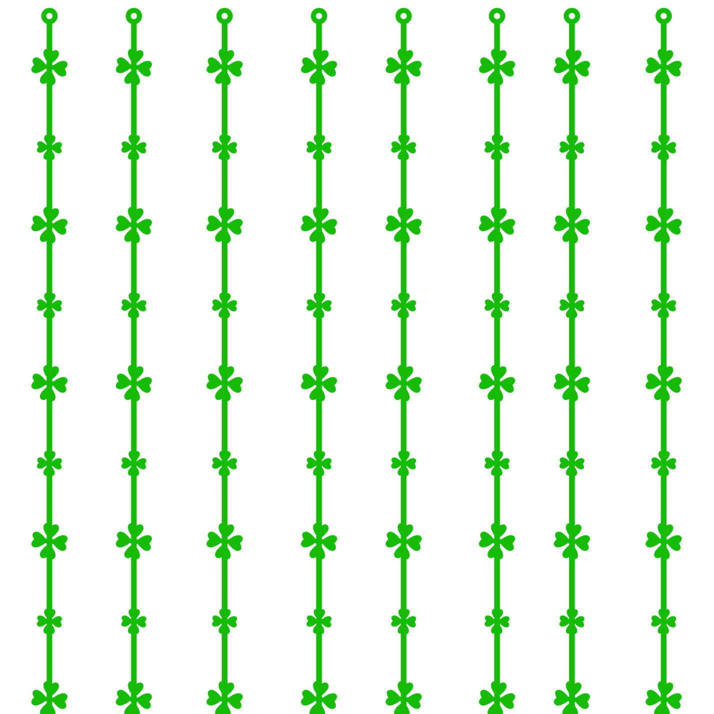 Playground Kindergarten Wicker Scene Layout Rattan Four-leaf Clover Hanging Ornaments Strip Hanging Ornaments Directly for Vine Decoration