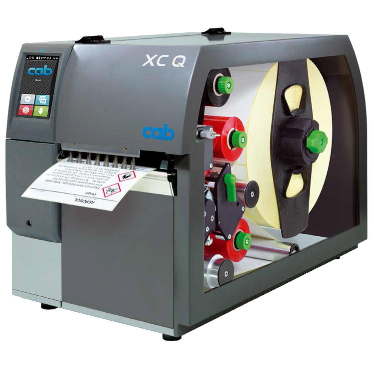 Xcq6 New Two-Color Barcode Printer Prints Self-Adhesive Ghs Chemical Labels with Red Frame Warning Labels