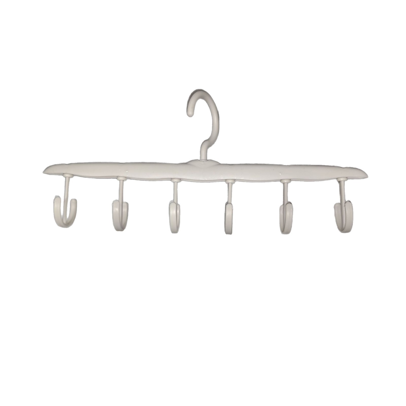 Wave-Shaped Clothes Hanger for Home Dormitory Students, with Multiple Hooks for Hanging Clothes and Underwear, Multifunctional Rotating Storage Organizer