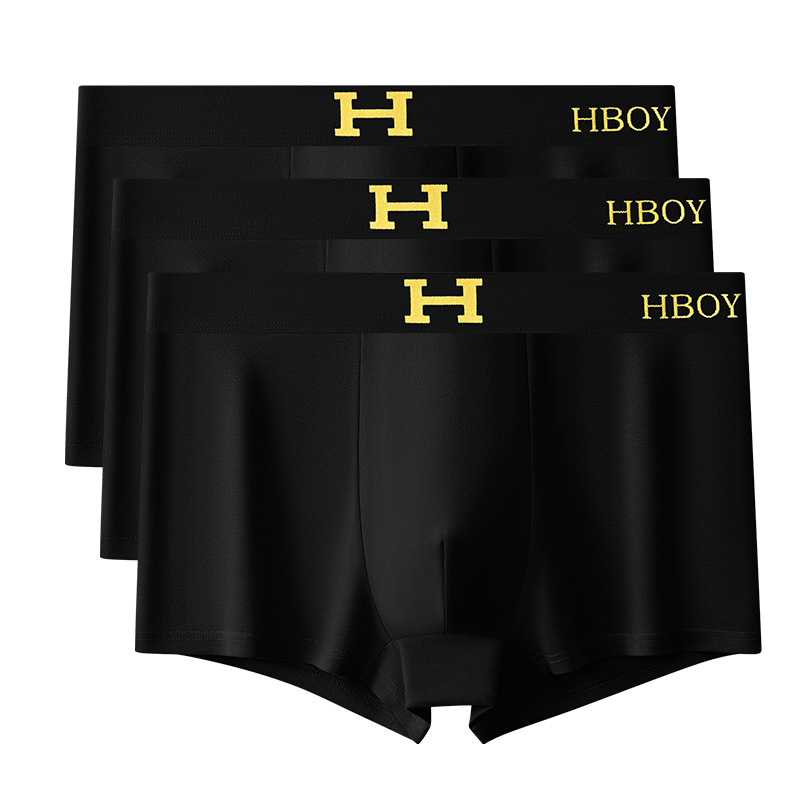 Men's cotton underwear, each independent bag, one-piece delivery, temperature-sensitive inner stickers, changing with magnet in hot seconds