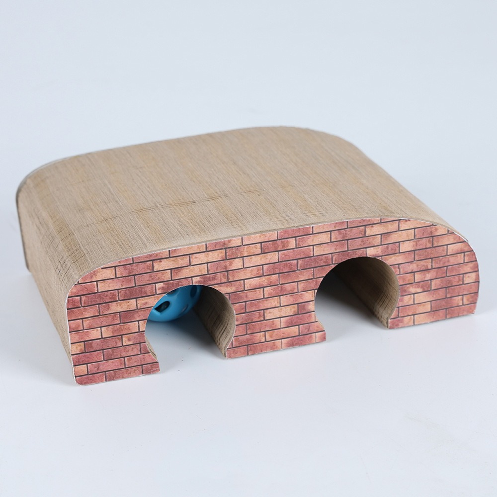 Arch Bridge Organ Cat Scratching Board Magic Sound Cat Toy Cat Scratching Board Turnaround Track Fun Cat Claw Grinding Board