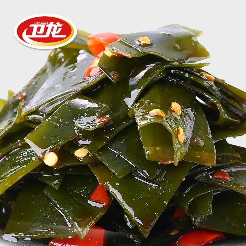 Bulk Weilong style eating seaweed Internet celebrity casual snack independent packaging that is, food skort spicy seaweed slices