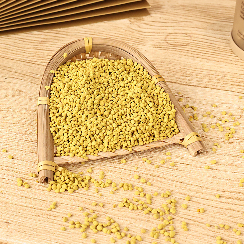 Fresh Rapeseed Bee Pollen Without Broken Wall 500g Bee Pollen with Sieve Particles Plump Rapeseed Bee Pollen