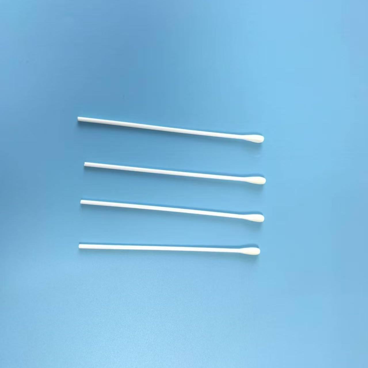 Sanhu Medical Disposable Swabs Class Ii Sterile Fiber Swabs Individually Packaged Throat Swabs Saliva Sampling