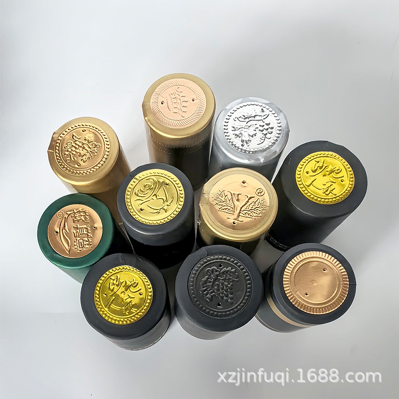 Wine bottle shrink film pvc easy-to-tear cable plastic cap cover factory wholesale wine sealing Heat Shrinkable film New