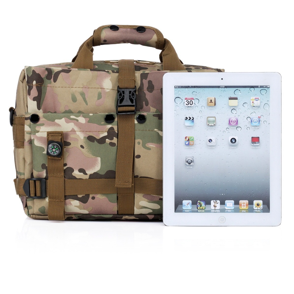 Chenhao Compass Computer Bag Outdoor Military Fan Computer Bag Tactical Shoulder Bag Camera Photography Computer Bag