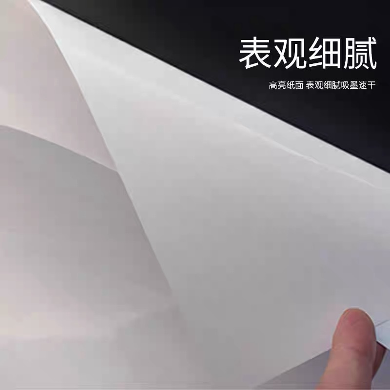Double-Sided High-Gloss Coated Paper, Full Sheet, 105G-350G Weight Optional, Poster Printing Manufacturer, Wholesale in Stock