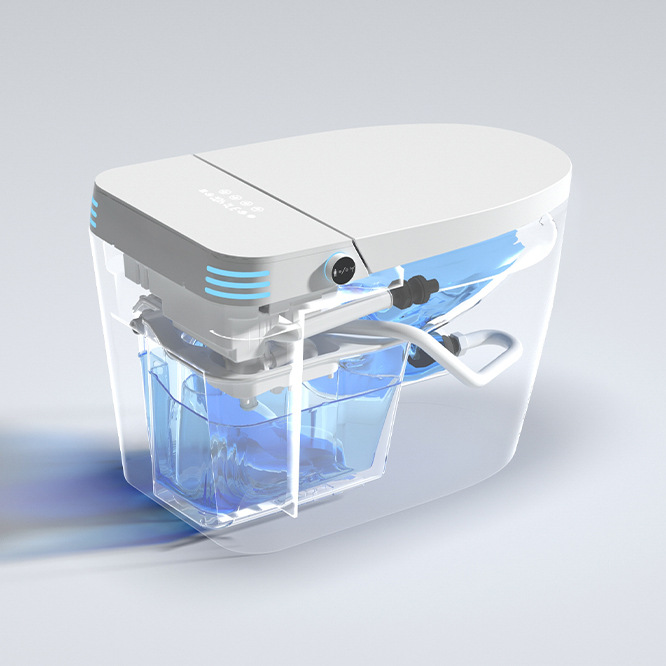 Factory Wholesale Smart Toilet Foam Shield Automatic Flip Siphon Toilet Household Hotel Engineering Electric Toilet