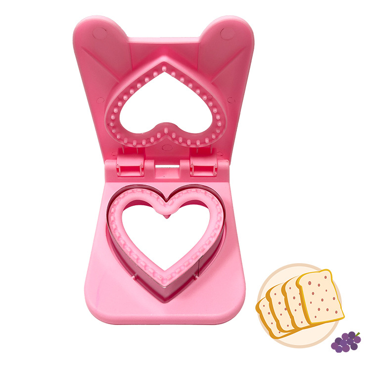 New stainless steel bread cutting sandwich cutting die Toast pocket bread tool embossed toast cutting baking