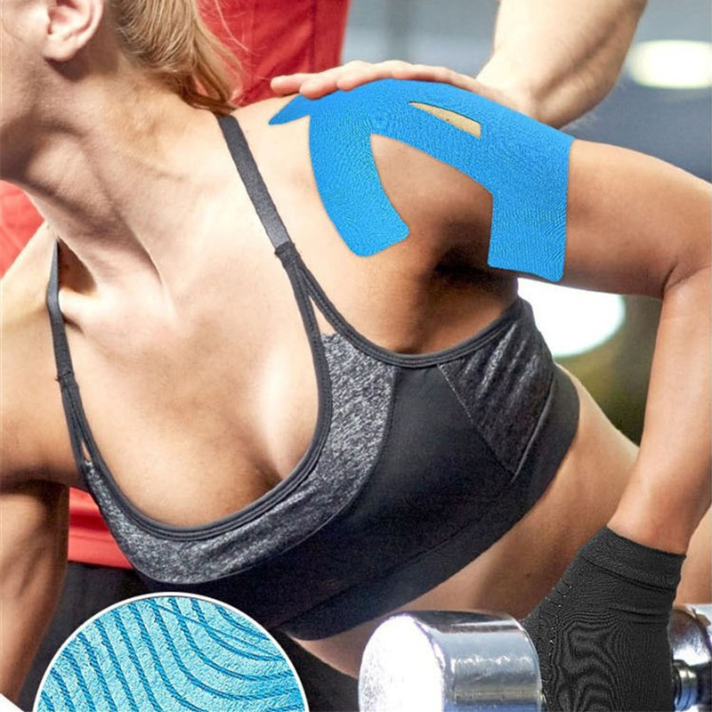 New Arm Muscle Patch Badminton Shoulder Muscle Patch Anti-Strain Elastic Muscle Patch Sports Fitness Bandage Intramuscular Patch