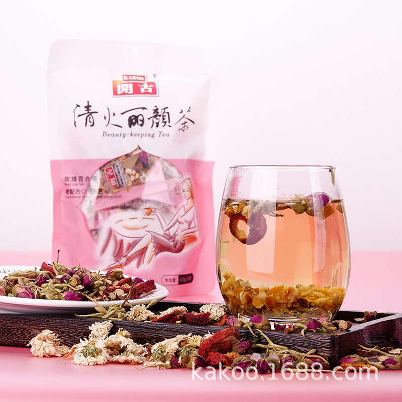 Kaigu eight treasures tea clear fire Liyan tangerine peel tea bag female flower tea wholesale