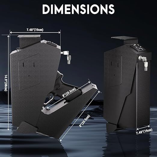 Настольная коробка для пистолета Amazon с отпечатком пальца, оптовая продажа