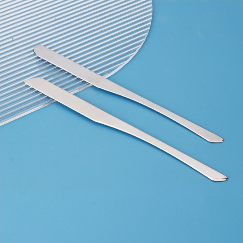 Spot Foundation Shovel Scraper Stainless Steel Color Stick Multi-Functional Makeup Blending Stick Double-Headed Glue Stick Beauty Tool