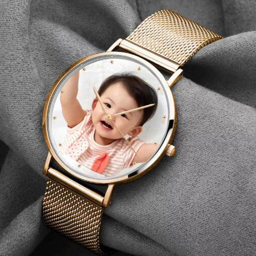 Cross-border Explosions Casual Men and Women Students Quartz Watch Waterproof Alloy Watch to Figure Making Dial Non-mechanical Watch