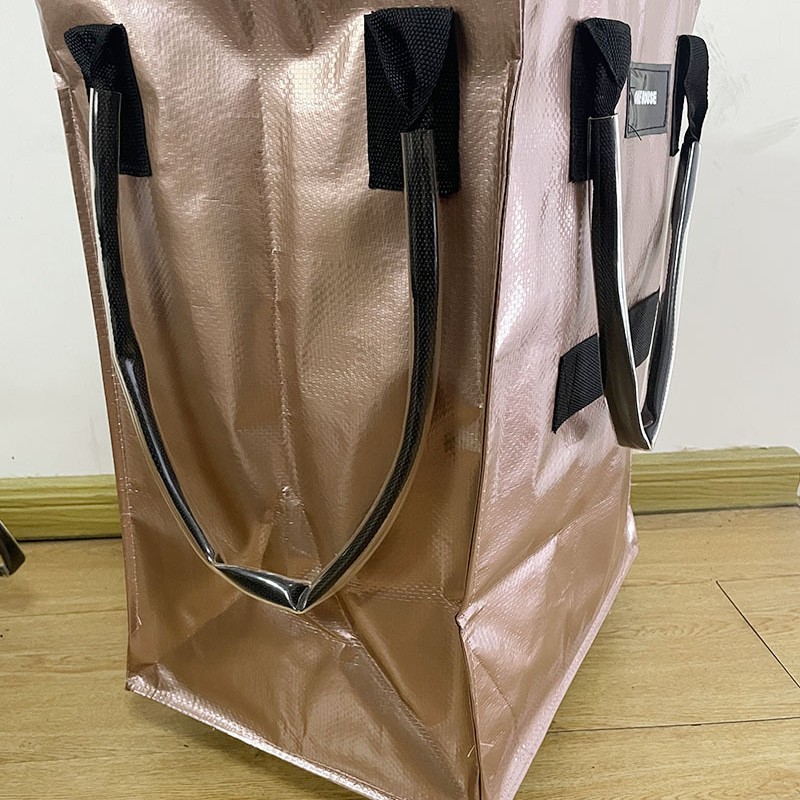 Cross-Border Popular Camping Folding Colorful Trolley Bag Large Capacity Storage Haiken Zipper Bag