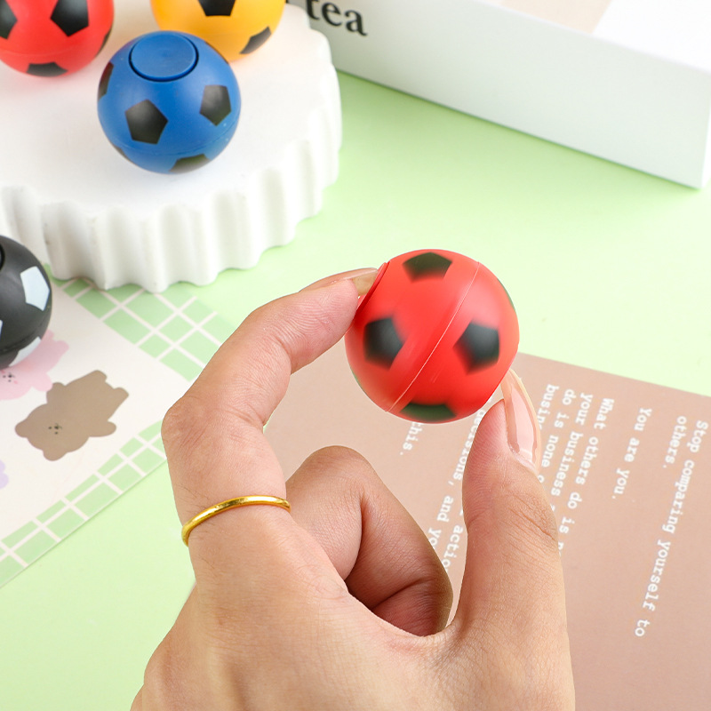 Football Fingertip Gyro Rotating Gyro Children's Creative New and Strange Toy Decompression Kindergarten Baby Gift Toy