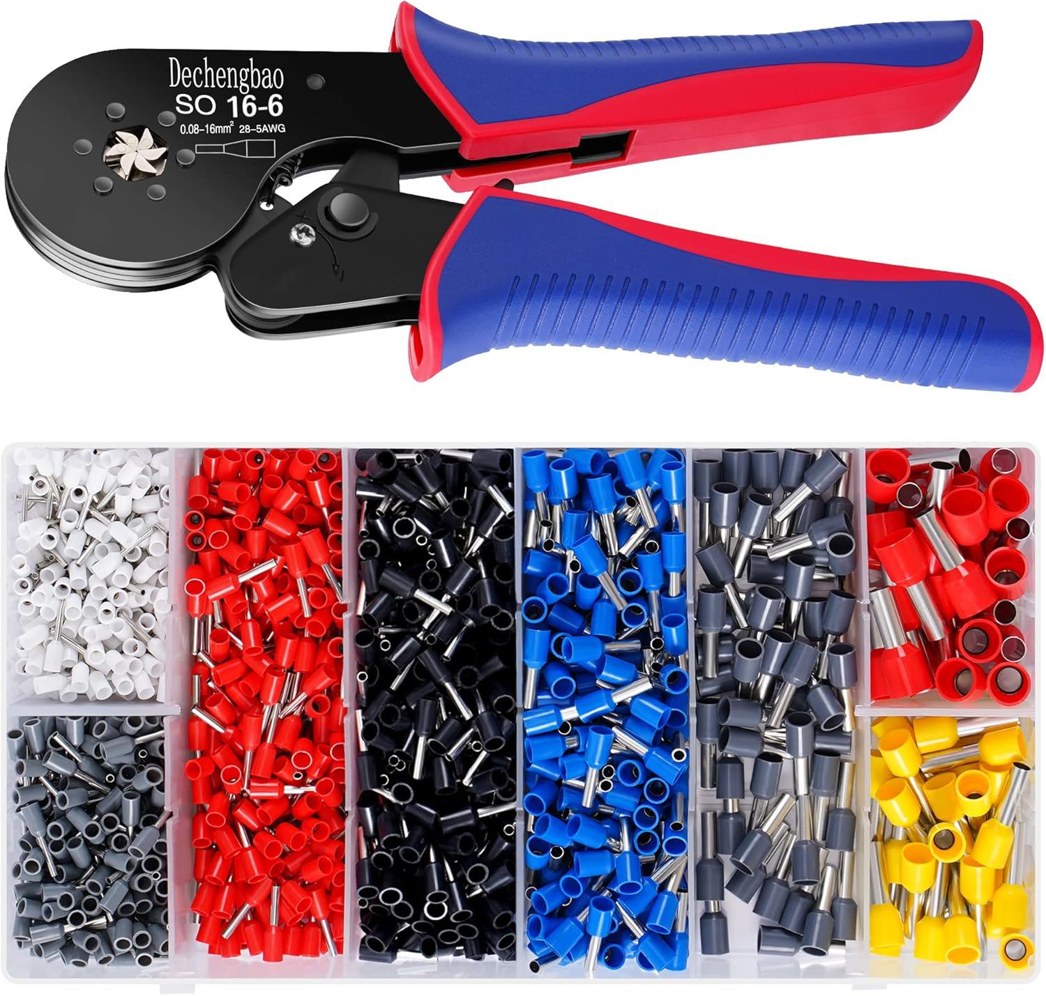 Набор инструмента для обжима Aderendhülsen, самонастраивающийся шестигранный