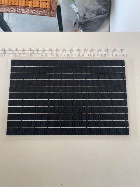 Bag Accessories 50W18V Monocrystalline Solar Power Panel Photovoltaic Module Is Suitable for Bag Power Generation
