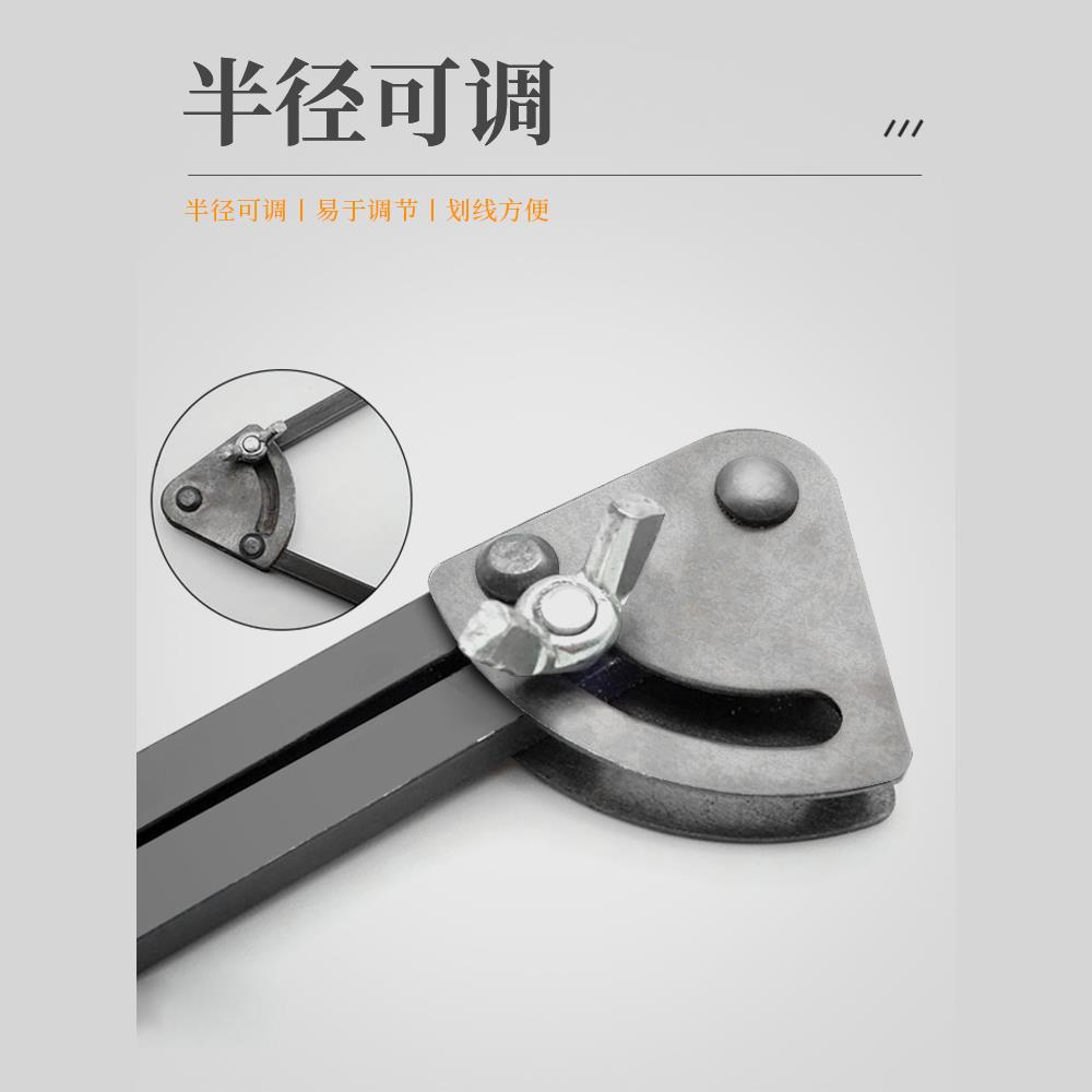 Special alloy compass scriber for fitter Industrial scriber Carpenter drawing machine 8-12-24 inch 6