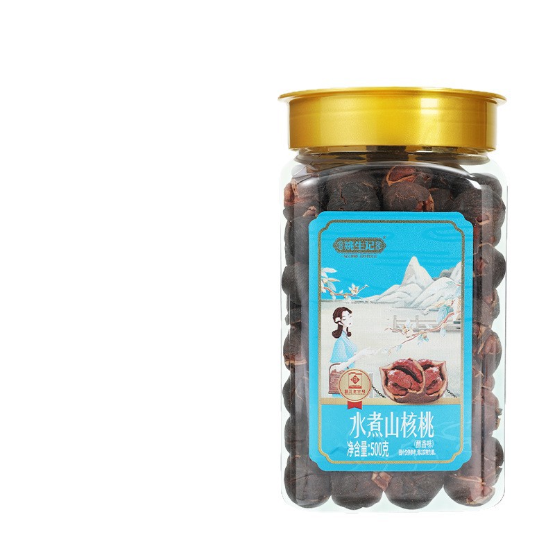 Yao Sheng Ji Lin'An Boiled Hand-Peeled Pecans 500g Bag, Easy to Peel, Original Flavor Small Walnuts, Nut Snack for Pregnant Women