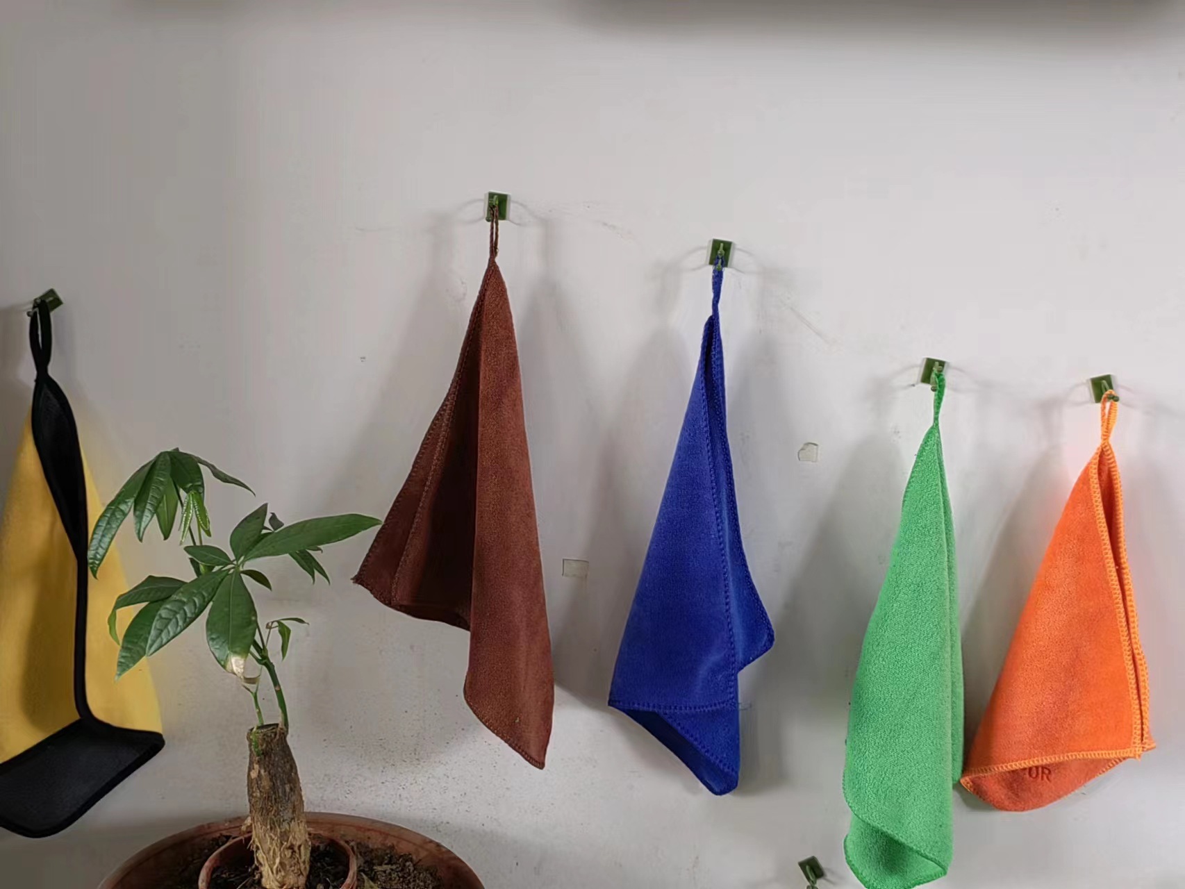 Оптовое полотенце из микрофибры, толстое, 25*25 см, для дома, для автомобиля, для кухни