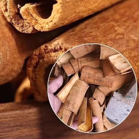 Cinnamon Sticks, Cinnamon Dry Goods, Chinese Herbal Medicines, Authentic Cinnamon Slices, Guangxi Seasoning and Spices, Commercial Cinnamon Powder 500g