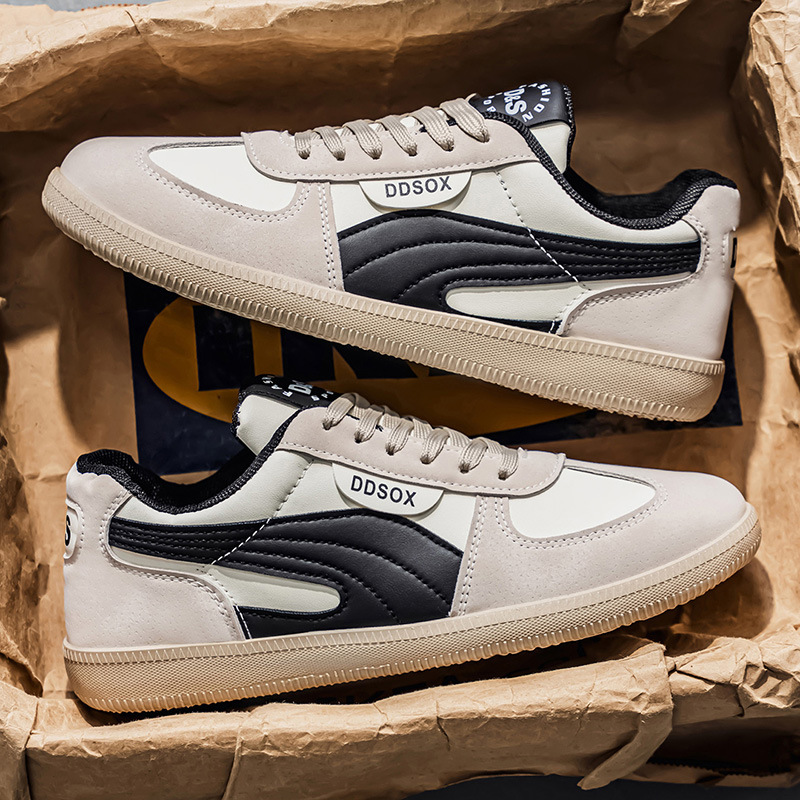 Men's Shoes Autumn Lightweight Non-Slip Soft Sole Forrest Gump Trendy Shoes Men's Trendy Brand Retro Versatile Sports Casual White Sneakers