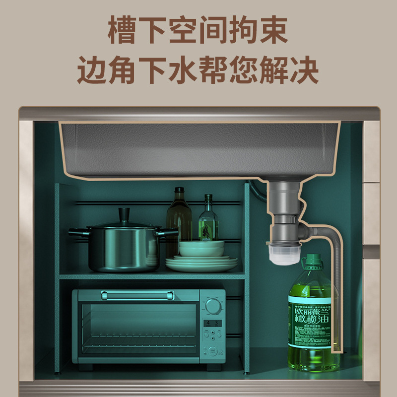 Nano Gun Grey Sink Large Single Sink Kitchen 304 Stainless Steel Handmade Vegetable Washing Sink Sink Household