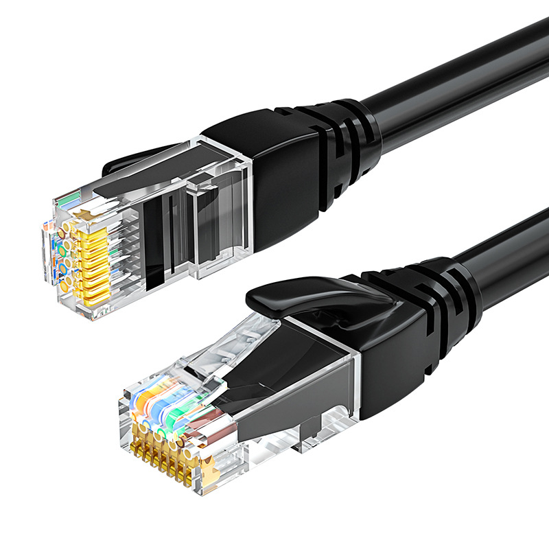 Six types of gigabit finished network cable computer jumper cat6 with crystal head 8 core twisted 1 meter router 20 meters monitoring