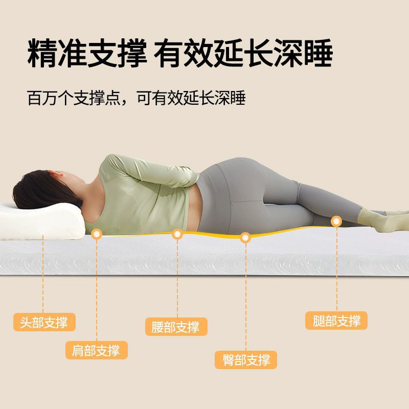German Pure 3D Air Fiber Hardened Mattress Moisture-Proof and Moisture-Wicking Washable Spine Mattress Tatami Roll Package Foldableing
