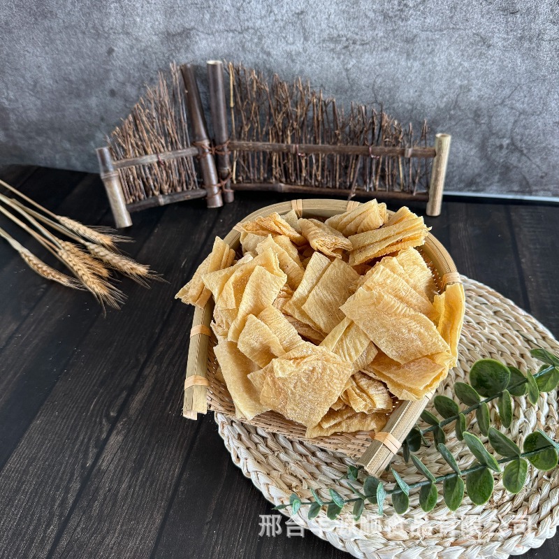 Dried bean skin no salt grain bean skin silk oil bean skin bean products bean curd skin artificial meat cold dish hot pot ingredients wholesale