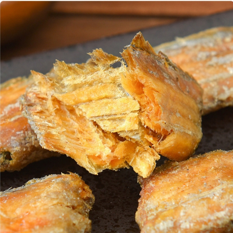 Ready-To-Eat Crispy Hairtail Fish Segments, Non-Fried, Bagged, Direct from the Source Factory, Wholesale for Catering, Fresh Seafood