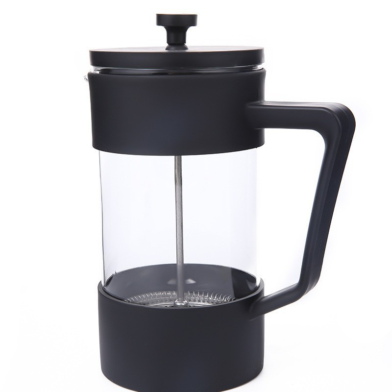 French press high borosilicate glass household French filter press coffee maker tea maker seven-character press