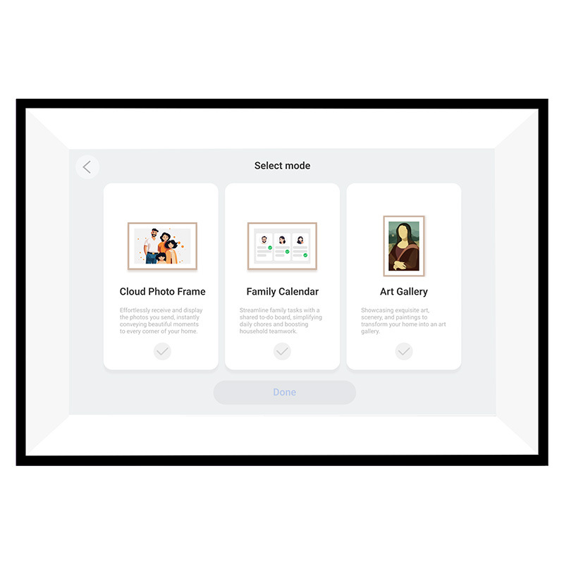 Cross-Border New Product Black 10.1inch Home Electronic Calendar Horizontal and Vertical Screen English Version Calendar Countdown Schedule