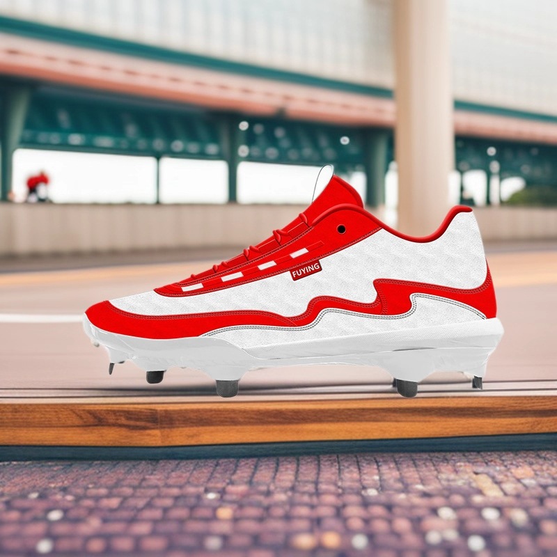 New Baseball Shoes with Strong Support, Breathable, Wear-Resistant, Lightweight Sports Shoes, Unisex, Multi-Size Factory Wholesale