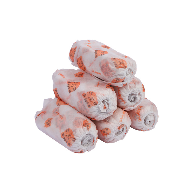 Cartoon Printed Extra Thick Non-woven Shoe Cover Disposable Frosted Non-slip Indoor Wear-resistant Waterproof Rabbit Shoe-off Foot Cover