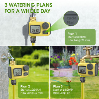 Source Factory Cross-Border Preferred Flower Watering Timer Courtyard Garden Automatic Watering Irrigation Controller Timing Valve