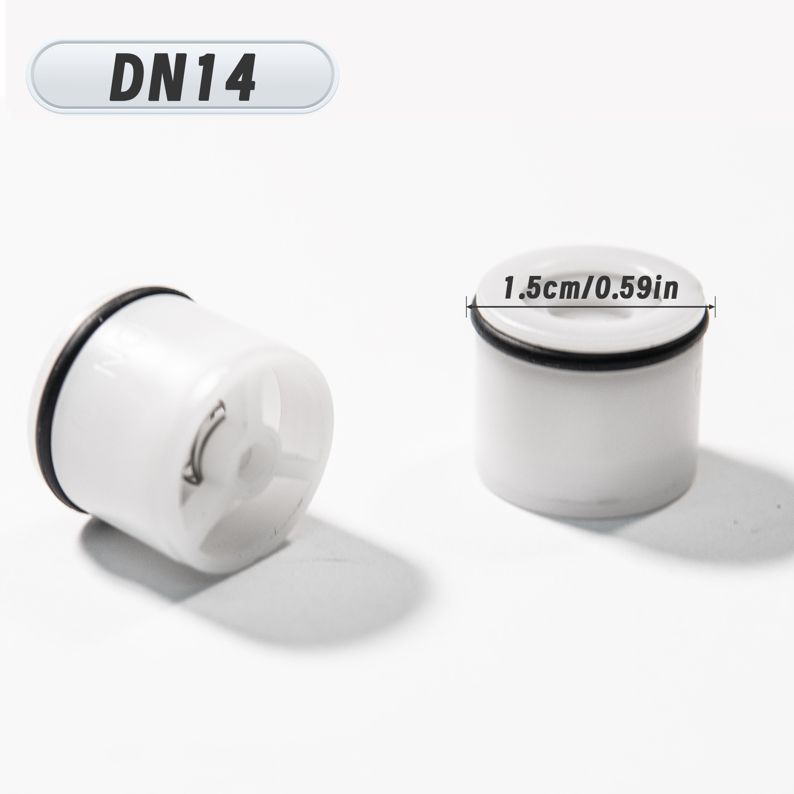 Factory Direct Sales Pom Plastic Check Valve Water Pipe Dn12 13 14 15 16 Water Flow Check Valve