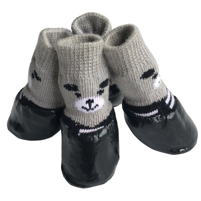 Factory Direct small wholesale dog pet socks dip coated glue dispensing pet dog socks pet socks