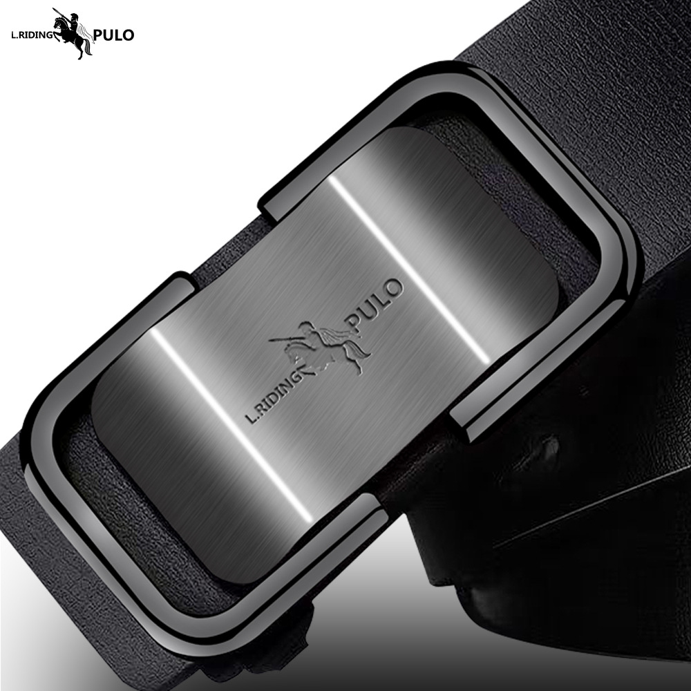 [Fashion Explosions] Paul High-end Automatic Buckle Belt Men's Fashion All-match Belt Young and Middle-aged Men