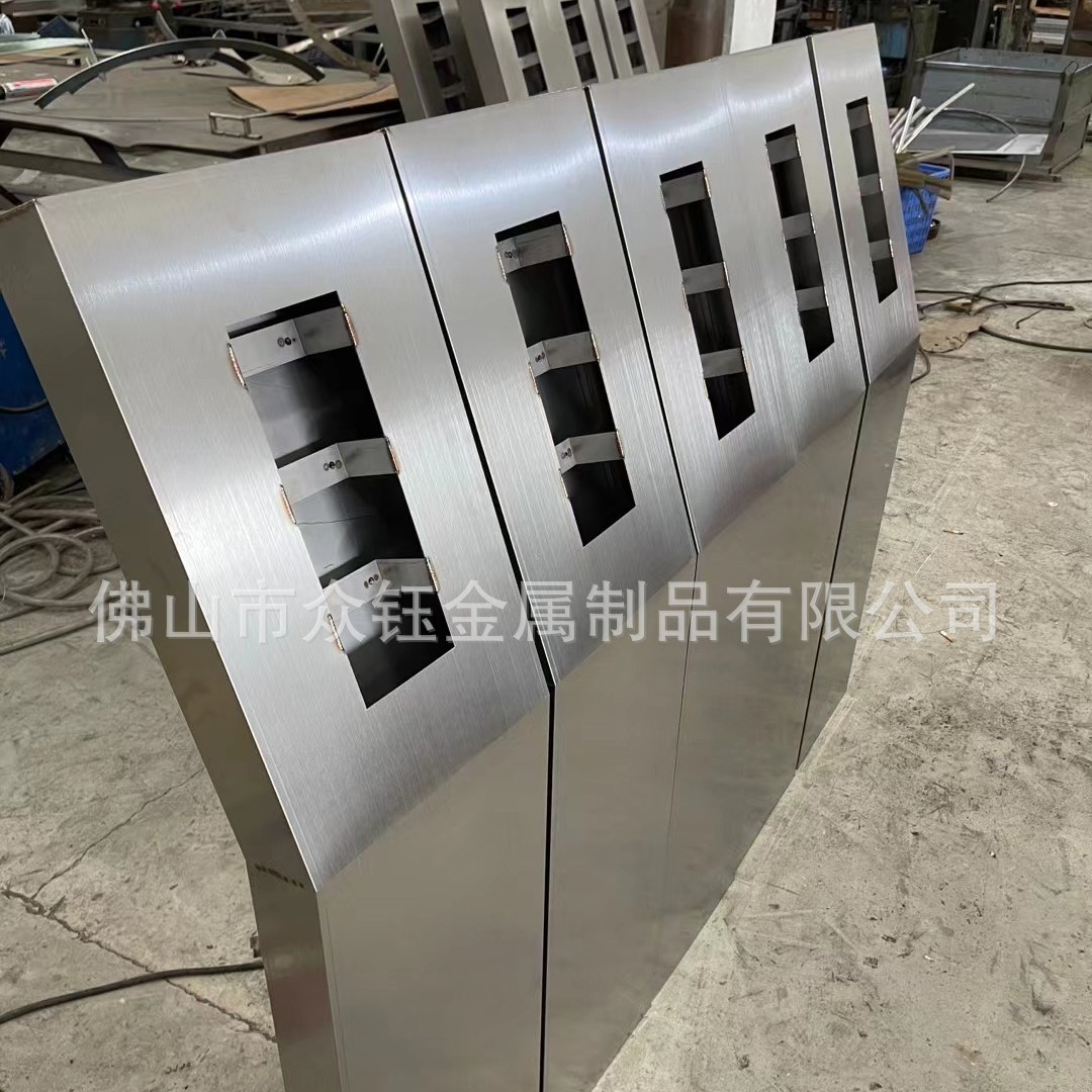 Стainless steel intercom column for community entrance, access control machine base, профессиональный дизайн, производитель