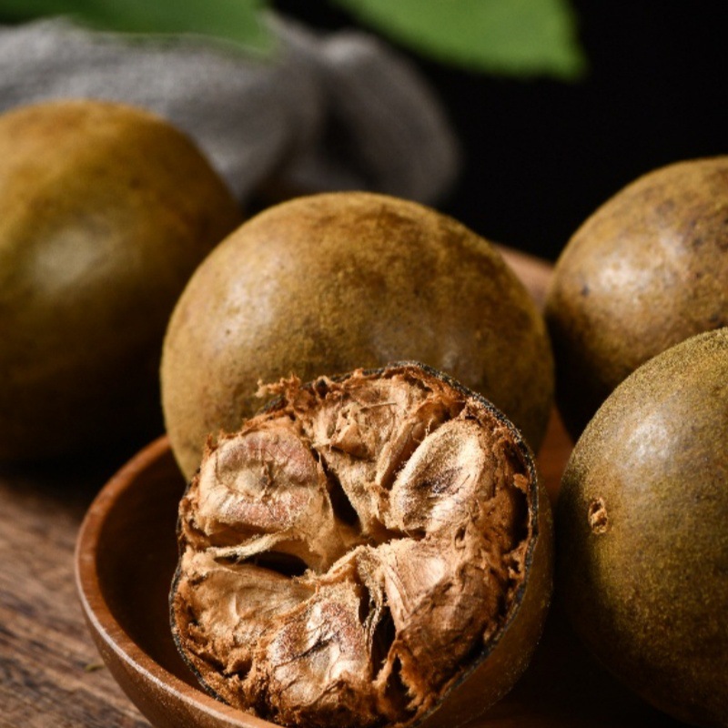 Гуйлун, Гуанси традиционный жареный ло хань го сушеный фрукт, аутентичная специальность Юнфу, оптовая свежая медицинская ло хань го