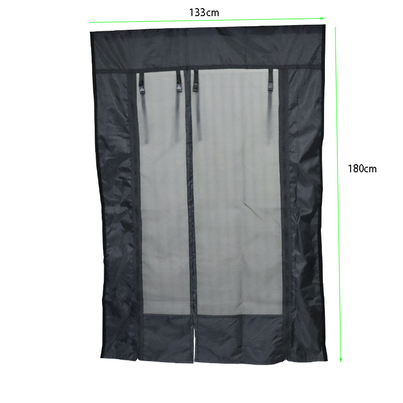 Outdoor Camping with Zipper Breathable Rolling Blind Cover Anti-mosquito Magnetically Suckable RV Door Curtain Travel Trailer RV Accessories