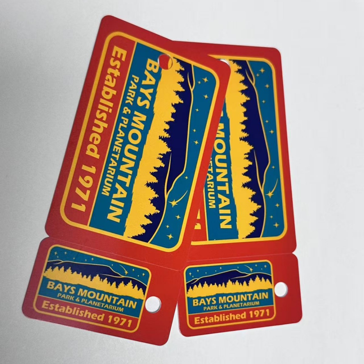 Pvc Clothing Hang Tag Double-Hole Tag Watch Small Tag Warranty Tag Non-Standard Waterproof