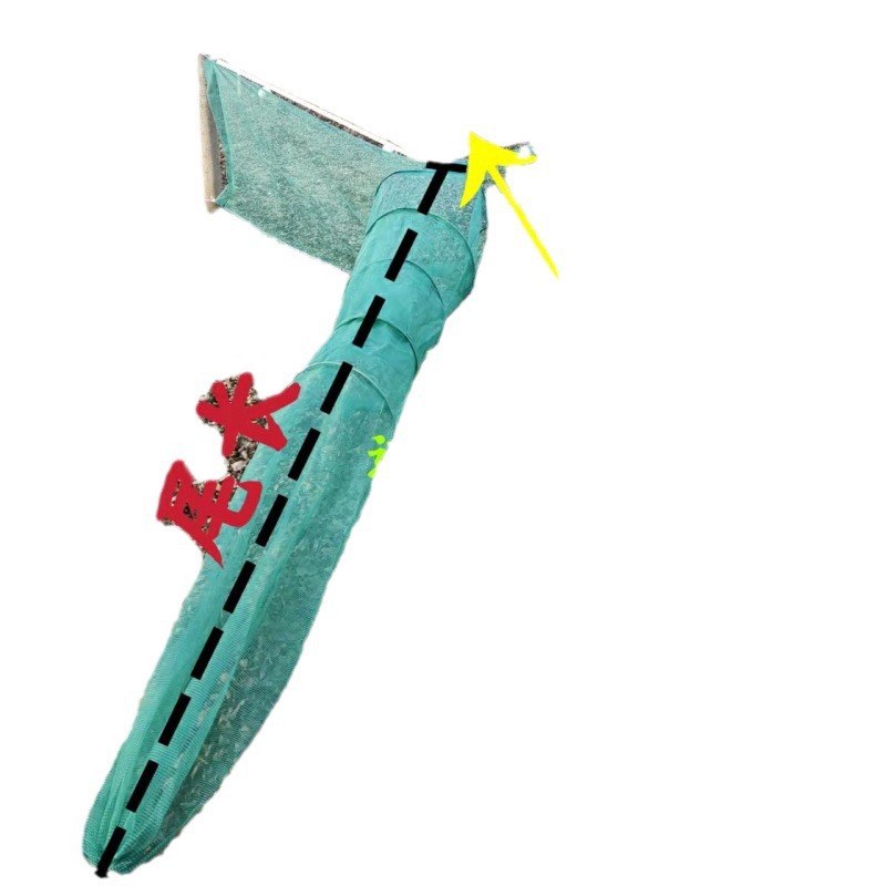 Fishing Net Fishing Net Eight-character Tiger Mouth Net Pull Fishing Net Pull Net Trawl Bridge Hole Net Blocking Net Fishing Gear Aircraft Stop Fishing Net